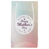 Ik hou van je mama Moederdag | Gift Bag Klein Cadeauzakje (Voorkant)