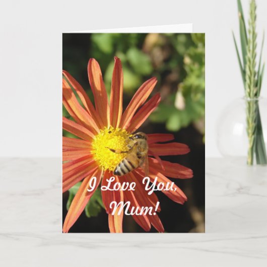 Ik hou van je, mama, Moederdag Kaart (Voorkant)