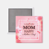 Ik hou van je mama Moederdag | Magneet (Voorkant / Achterkant)