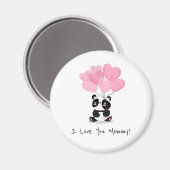 Ik hou van je mama Moederdag | Magneet (Voorkant / Achterkant)