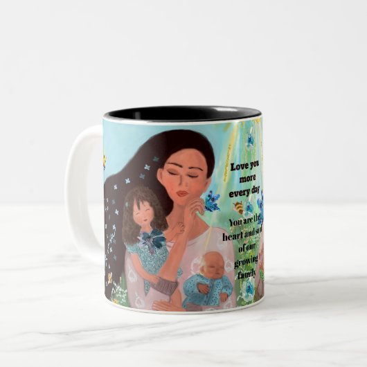 Ik hou van je, mama Moederdag Mok (Voorkant links)