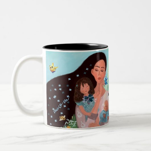 Ik hou van je, mama Moederdag Mok (Links)