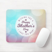 Ik hou van je mama Moederdag | MUISMAT (Met muis)