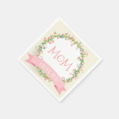 Ik hou van je mama Moederdag | Napkin Servet (Hoek)