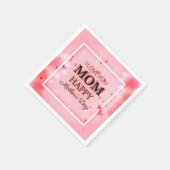 Ik hou van je mama Moederdag | Napkin Servet (Hoek)