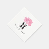 Ik hou van je mama Moederdag | Napkin Servet (Hoek)