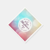 Ik hou van je mama Moederdag | Napkin Servet (Hoek)