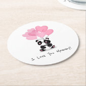 Ik hou van je, mama Moederdag | Onderzetter (Gebogen)