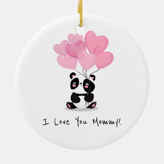 Ik hou van je mama Moederdag | ORNAMENT (Achterkant)