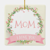 Ik hou van je mama Moederdag | ORNAMENT (Achterkant)