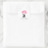 Ik hou van je mama Moederdag | STICKER (Tas)