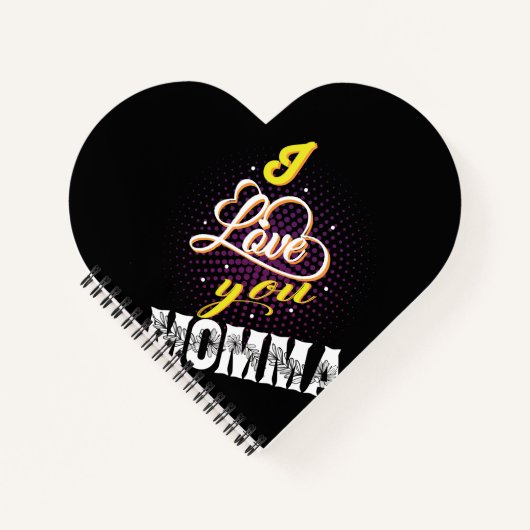 ik hou van je mama notitieboek (Voorkant)