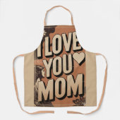 ik hou van je mama schort (Voorkant)