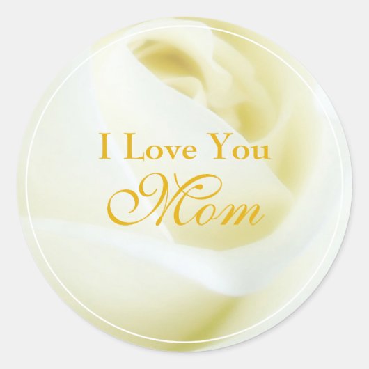 Ik hou van je mama Sticker (Voorkant)