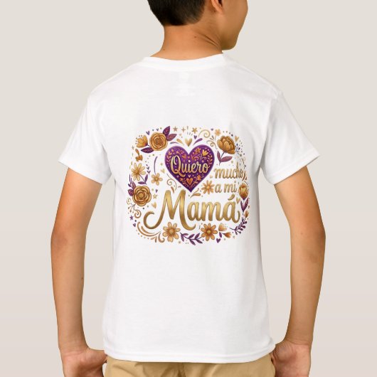 Ik hou van je, mama t-shirt (Achterkant)