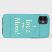 Ik hou van je mama! Telefoonnummer Case-Mate iPhone Case (Achterkant (horizontaal))