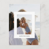 Ik hou van je, mama vakantie feestdagenkaart (Voorkant)