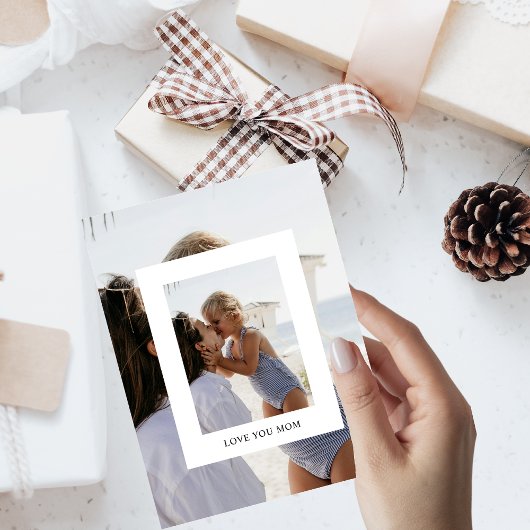 Ik hou van je, mama vakantie feestdagenkaart