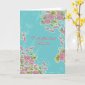 Ik hou van je, mama, vrolijke moederdag! in het It Kaart (Gele Bloem)