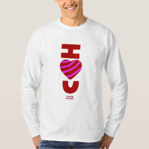 Ik hou van je Mannen lang hoes Shirt