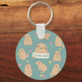 Ik hou van je, Marmots illustratie Sleutelhanger (Voorkant)