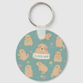 Ik hou van je, Marmots illustratie Sleutelhanger (Achterkant)
