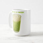 IK HOU VAN JE, MATCHA, GROENE THEE LIEFDE KOFFIEMOK (Voorkant links)