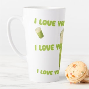 IK HOU VAN JE, MATCHA, GROENE THEE LIEFDE LATTE MOK