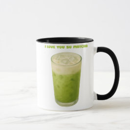 IK HOU VAN JE, MATCHA, GROENE THEE LIEFDE MOK