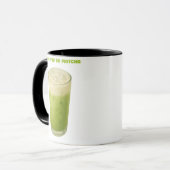 IK HOU VAN JE, MATCHA, GROENE THEE LIEFDE MOK (Voorkant links)