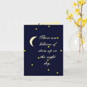 Ik hou van je meer dan miljarden sterrenkaarten kaart (Gele Bloem)