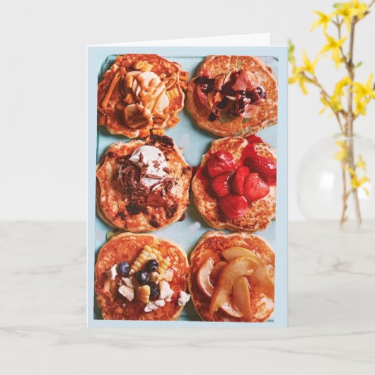 IK HOU VAN JE *** MEER DAN PANCACKES *** LIEFDE KA KAART (Gele Bloem)