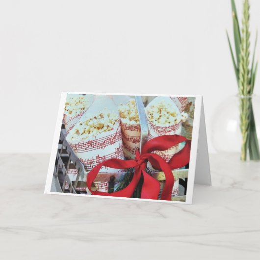 IK HOU VAN JE ** MEER DAN POPCORN ** VERJAARDAG KAART (Voorkant)