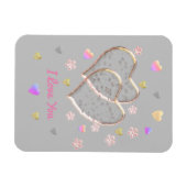 Ik hou van je...meer dan wat dan ook . magneet (Horizontaal)