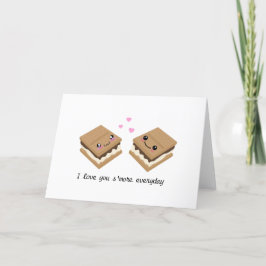 Ik hou van je meer Grappige Happy Valentijn's Day Feestdagen Kaart