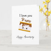 Ik hou van je meer Jubileum Kaart (Gele Bloem)