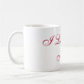 Ik hou van je meer Mok (Links)