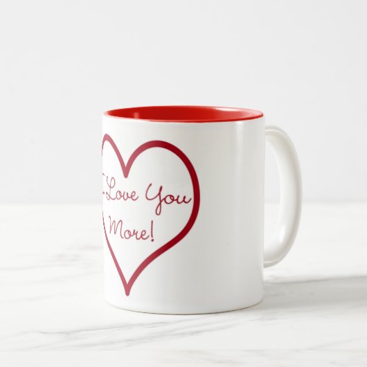 Ik hou van je meer Mok (Voorkant rechts)