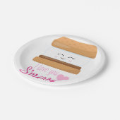 Ik hou van je meer papieren bordje (Gekanteld)