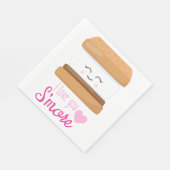 Ik hou van je meer servet (Hoek)