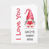 Ik hou van je meisje koestert wat Valentijn Kaart (Voorkant)