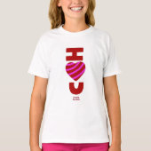 Ik hou van je meisjes White Basic T Shirt (Voorkant)