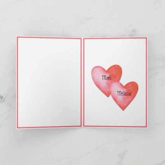 Ik hou van je met al mijn hart bulldog en harten kaart (Binnen)