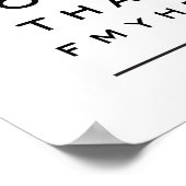 Ik hou van je met al mijn hartoog grafiek poster (Hoek)