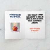 Ik hou van je met al mijn kont vriendje verjaardag kaart (Binnen)