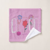 Ik hou van je met compassie Lichte, roze ideeën Bad Handdoek (Wasdoekje)