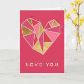 Ik hou van je met elk stukje van mijn hart kaart (Gele Bloem)