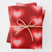 Ik hou van je met hart. inpakpapier vel (In situ)