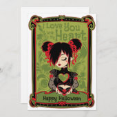 Ik hou van je met heel mijn hart feestdagenkaart (Voorkant / Achterkant)