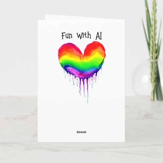 Ik hou van je met heel mijn hart | LGBTQIA+ Kaart (Achterkant)